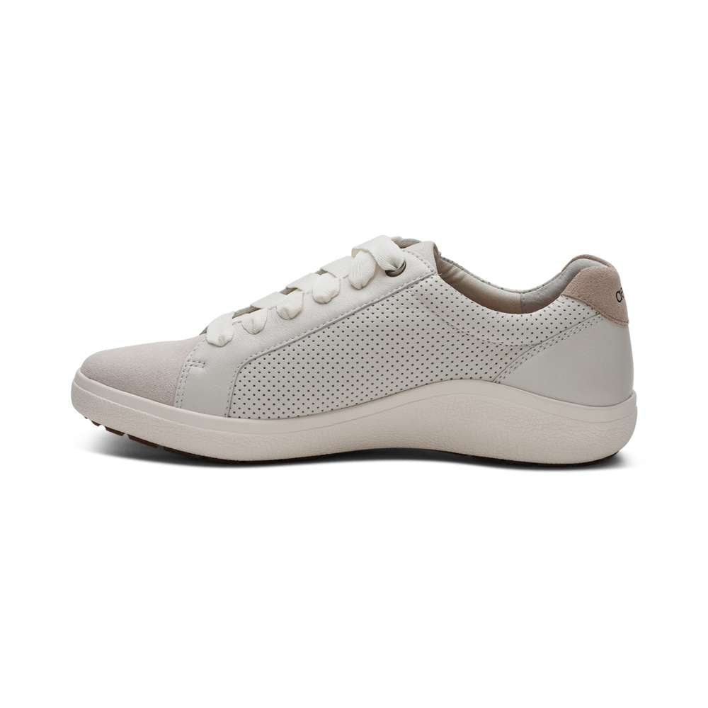 Courtney Lace-up Sneakers - Chalk