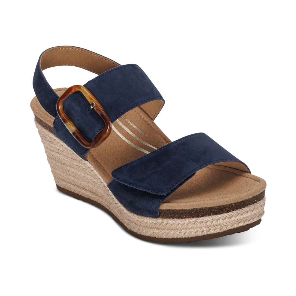 Ashley Wedge - Navy