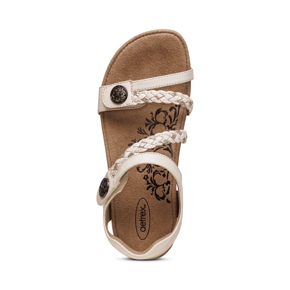 Jillian Braided Sandal - Ivory