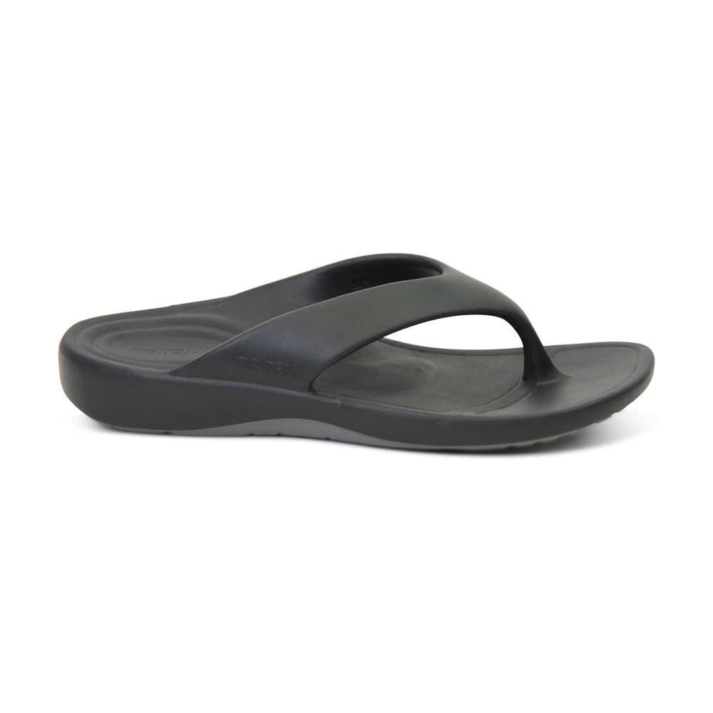 Maui Men's Toe Post Sandal - Black