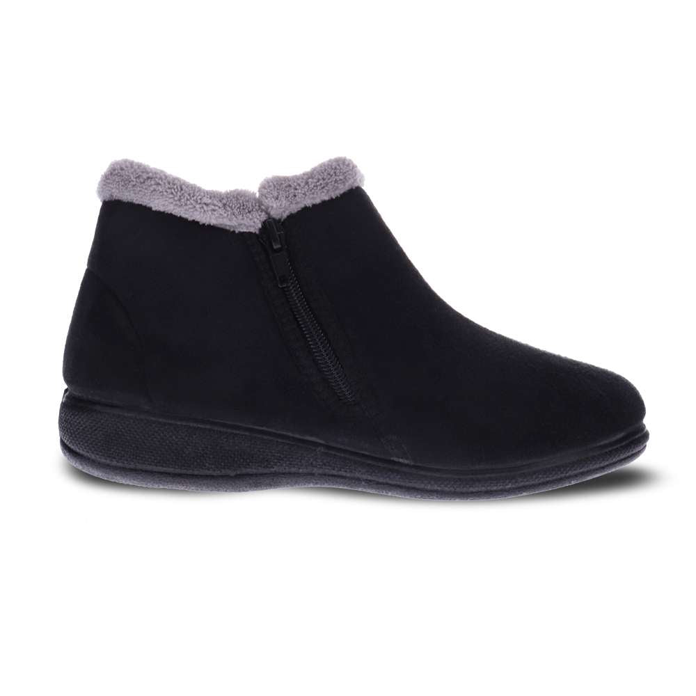 Dahlia Slipper - Black