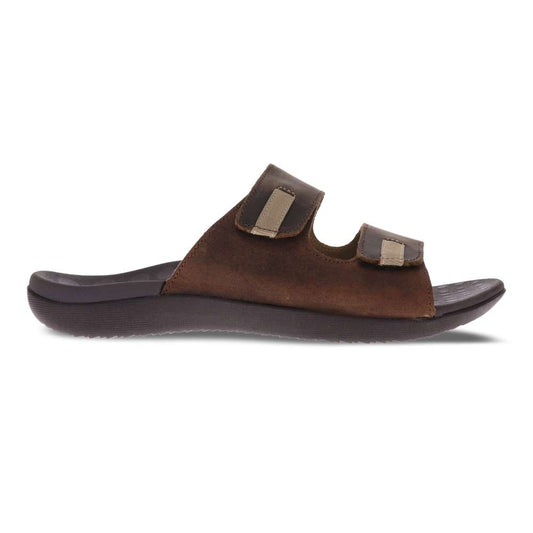 Connor Slide Sandal - Brown