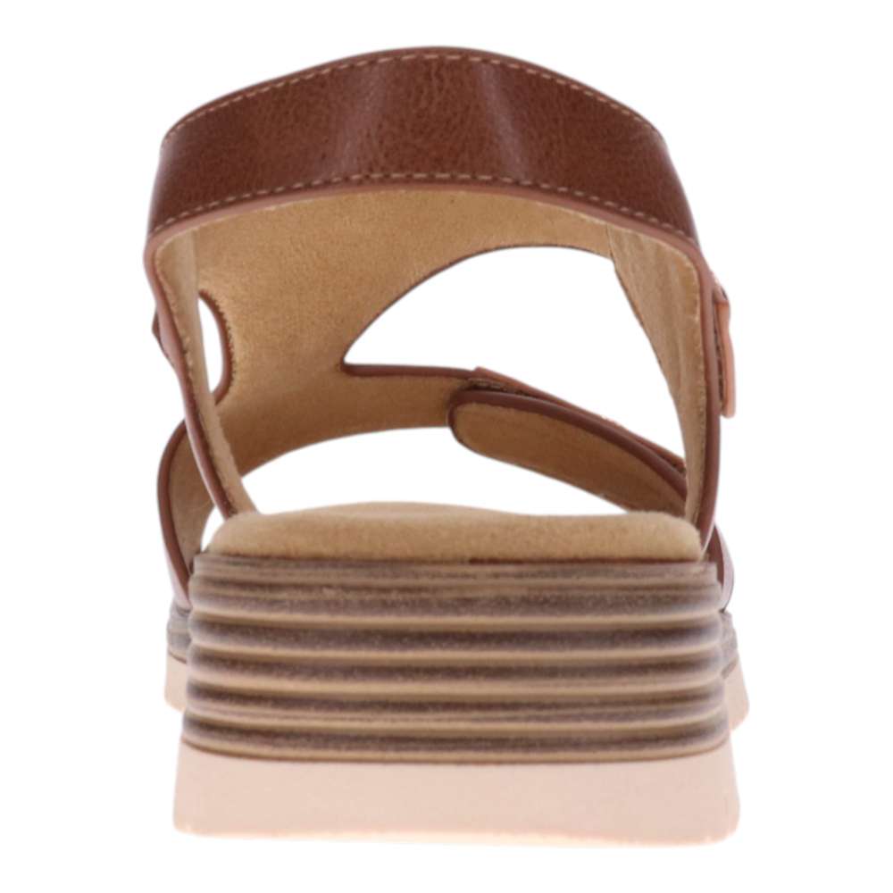 Paige Sandal - Dark/Lt Tan