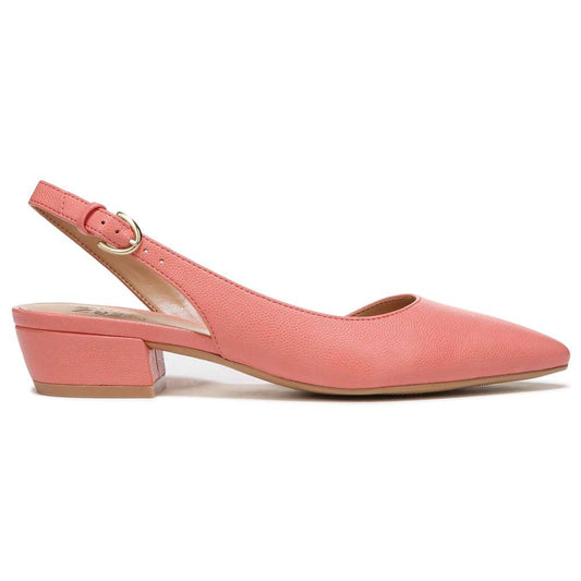 Banks Slingback Heeled Sandal - Coral Peach