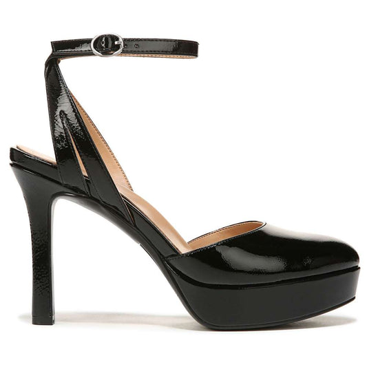 Clarice Pump - Black Patent