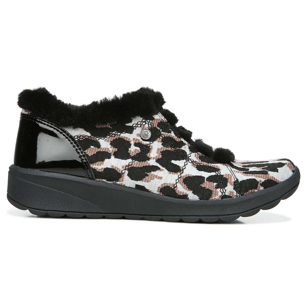 Golden Bootie - Black/White Leopard