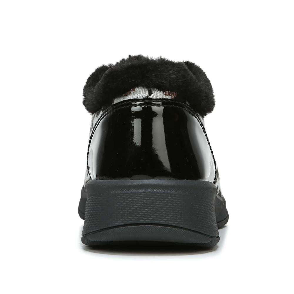 Golden Bootie - Black/White Leopard