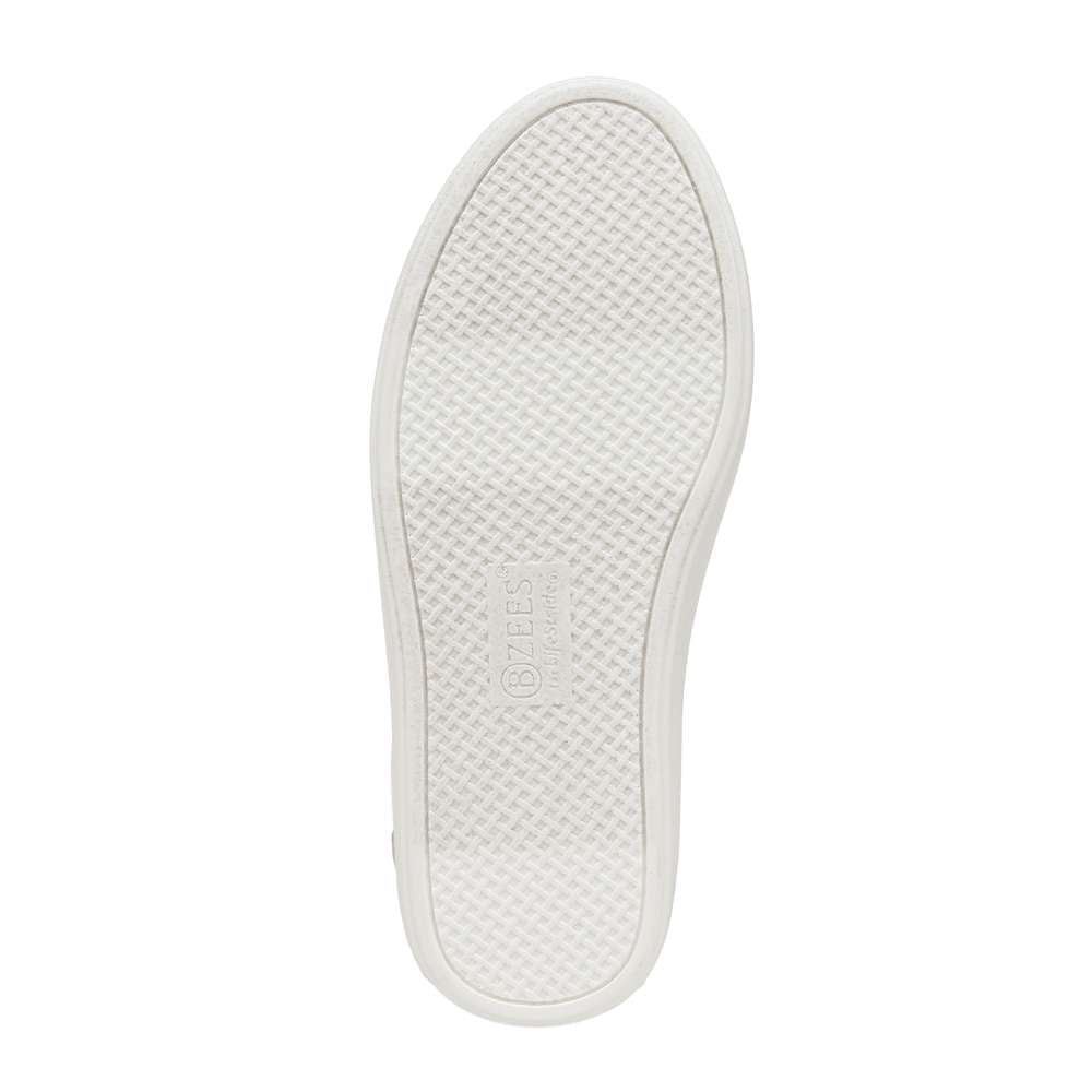 Happy Friday Lace Up Sneaker - White/Black