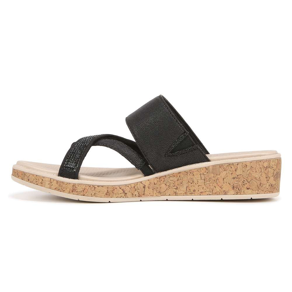 Bora Bright Sandal - Black Shimmer