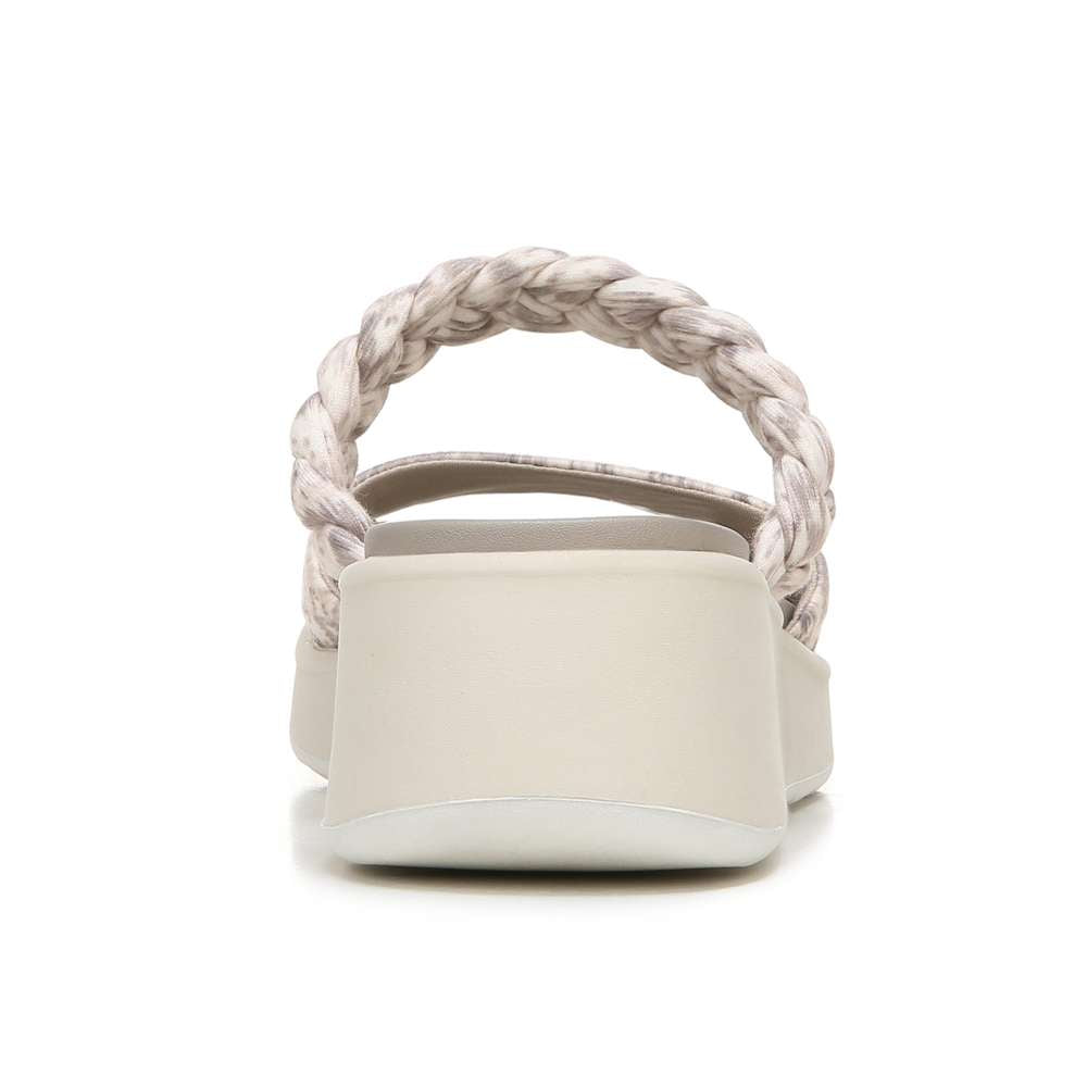 New Wave Slide Sandal - Natural Ikat
