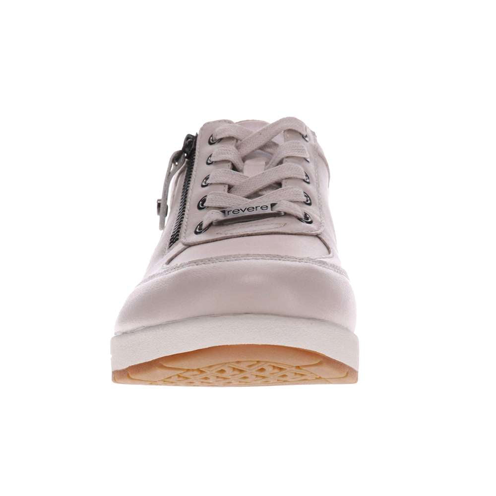 Boston Zip Sneaker - Champagne/Pebble