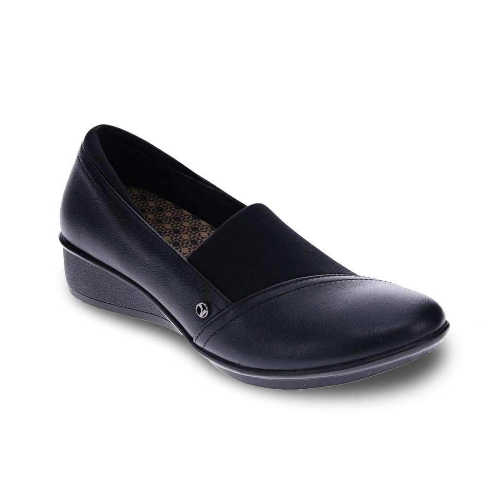 Naples Wedge - Black French