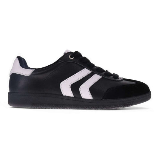 Ramona Lace-Up Casual Sneaker - Black/White