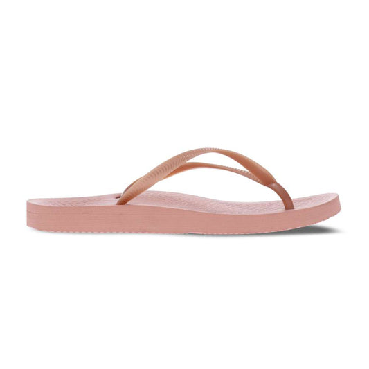 Venice Solid Women's Toe Post Sandal - Rose Gold