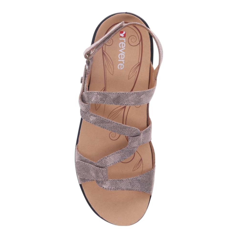 Emerald Adjustable Sandal - Champagne Angle