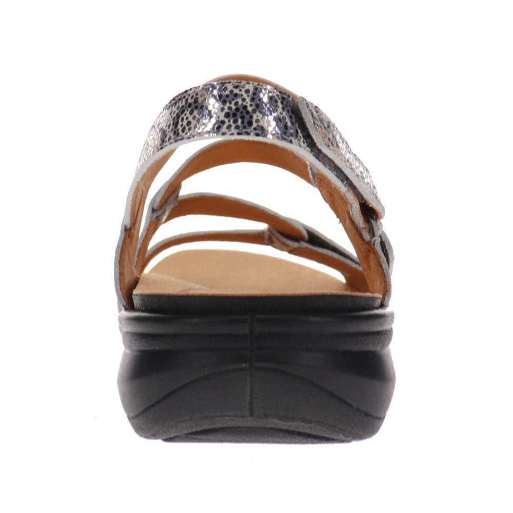 Miami Adjustable Sandal - Silver Safari