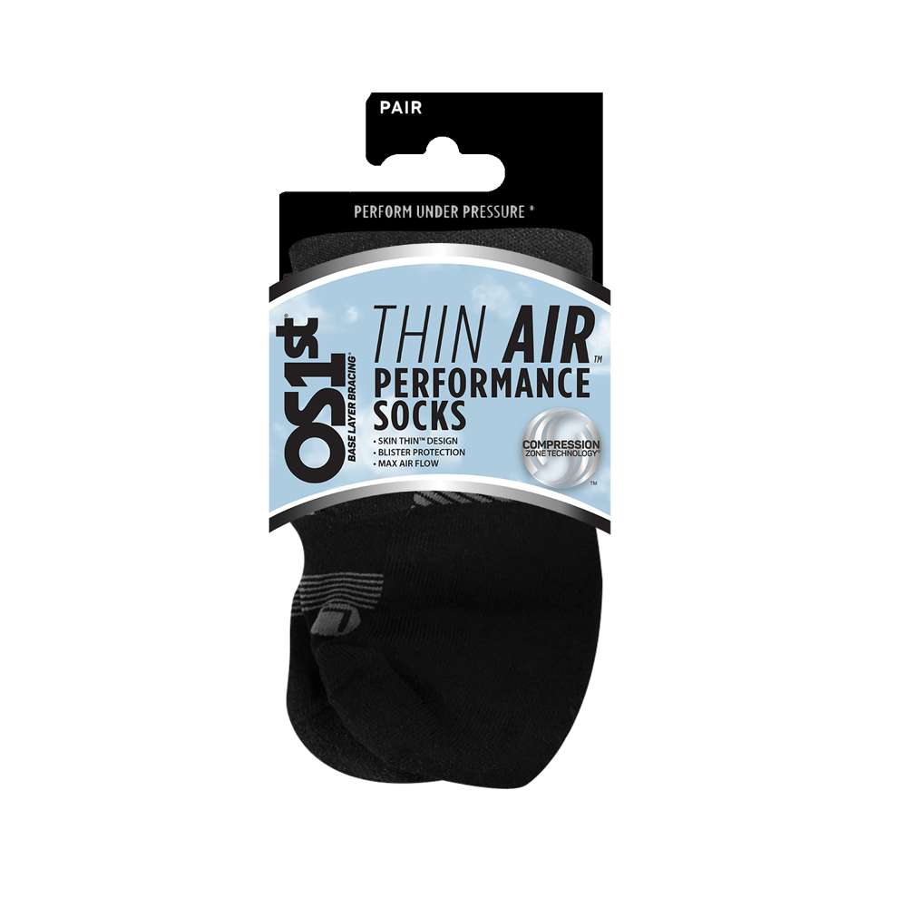 THIN AIR PERFORMANCE SOCKS (TA4) - Black