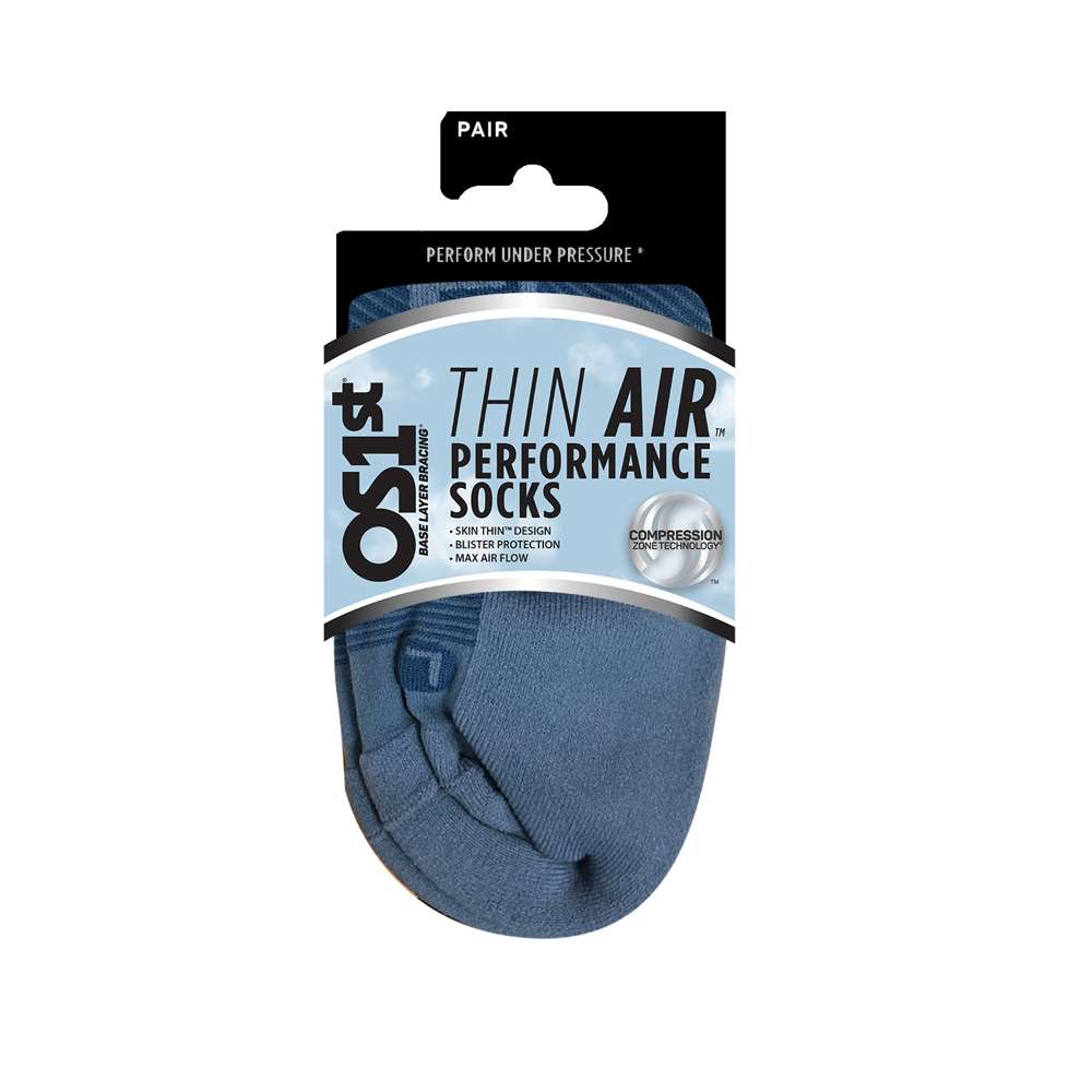 THIN AIR PERFORMANCE SOCKS (TA4) - Steel Blue
