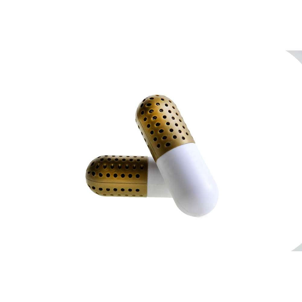 Power Bullet – Shoe Deodoriser - White/Gold