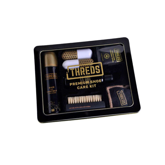 Premium Shoe Care Kit - Black/Copper
