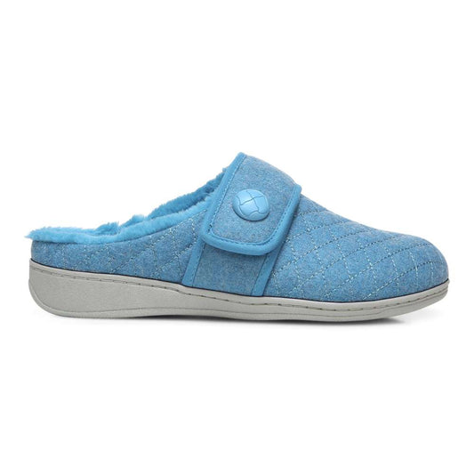 Carlin Mule Slipper - Horizon Blue