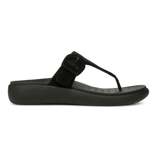 Activate Recovery Sandal - Black Suede