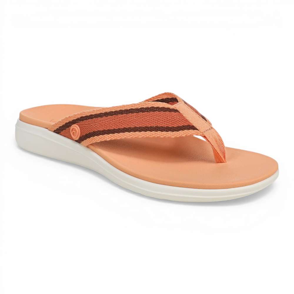 Indigo Sandal - Coral Peach