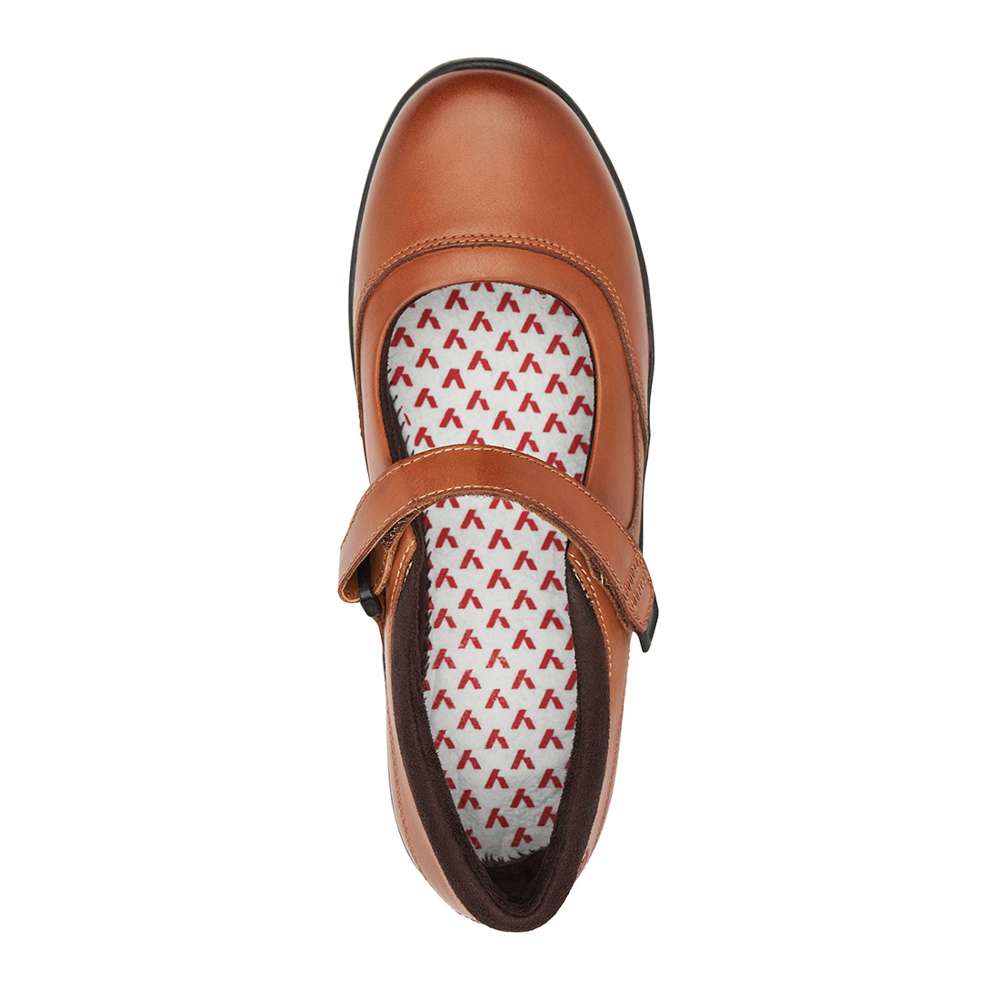 19 Casual Mary Jane - Cognac
