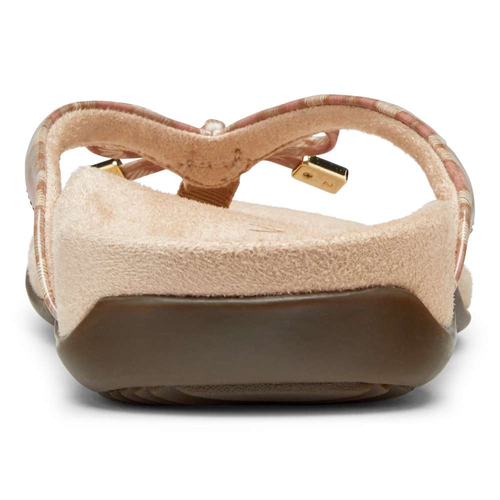 Bella Toe Post Sandal - Dusty Pink