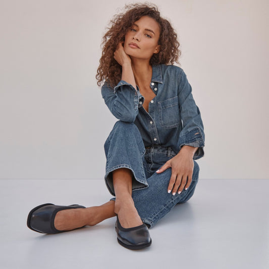 Lifestyle image for Caroll 2.0 Ballet Flat - Black