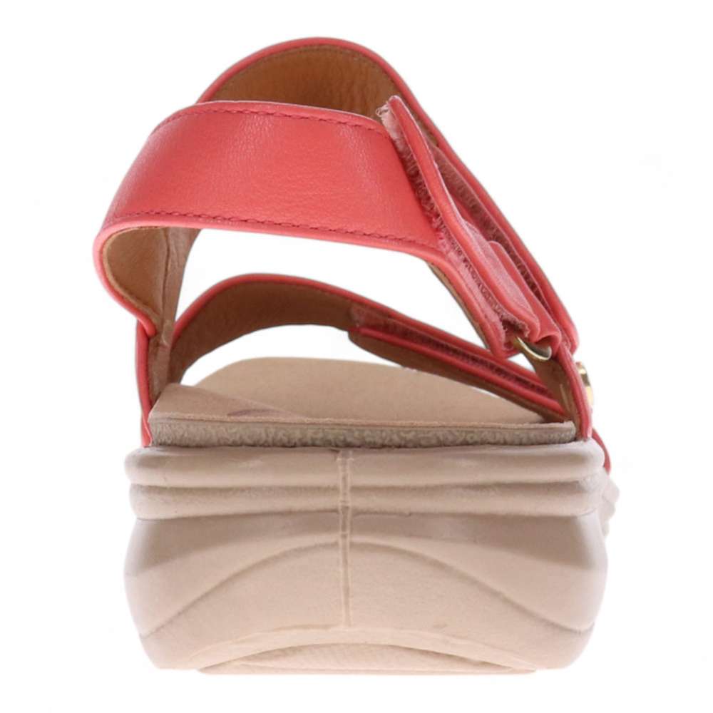 Como Adjustable Slingback Sandal - Coral