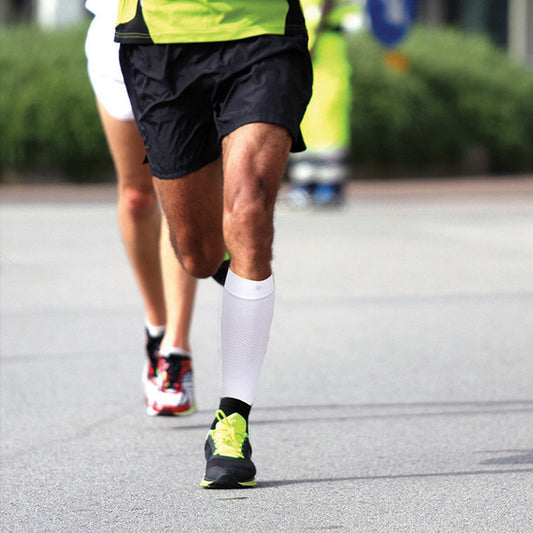 Lifestyle image for Sports Compression Leg Sleeve (FS6+) - White