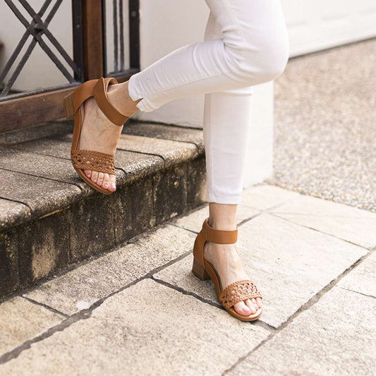 Lifestyle image for Kath Heeled Sandal - Black