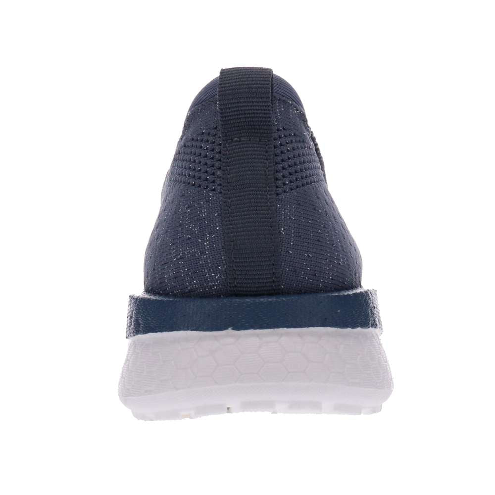 Maggie Slip-On Casual Sneaker - Dark Blue/Silver