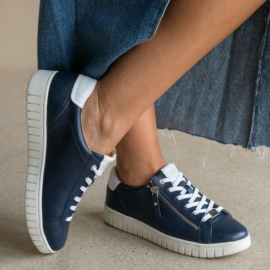 Lifestyle image for Luna Zip Casual Sneaker - Royal Blue