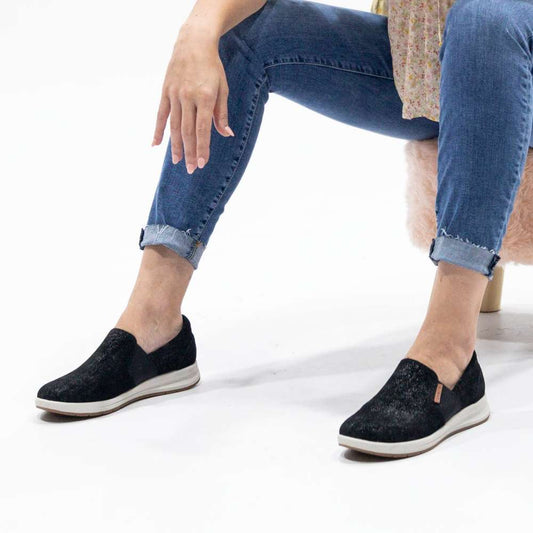 Lifestyle image for Panama Slip-On Casual Sneaker - Cherry Lizard