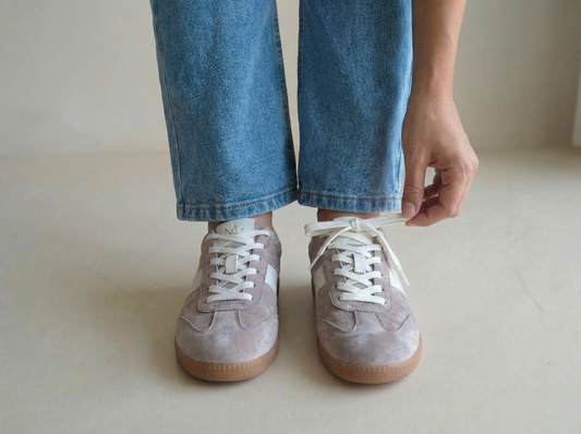 Lifestyle image for Ramona II Lace-Up Casual Sneaker - Dark Taupe