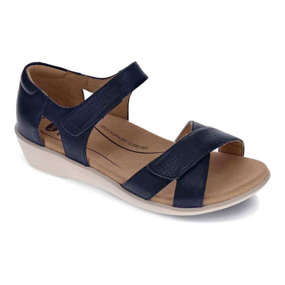 Taytay Wedged Sandal - Royal Blue