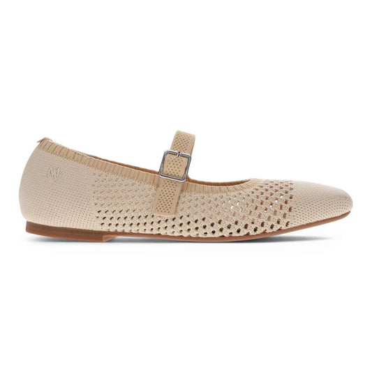 Violet Open Knit Flat - Terracotta