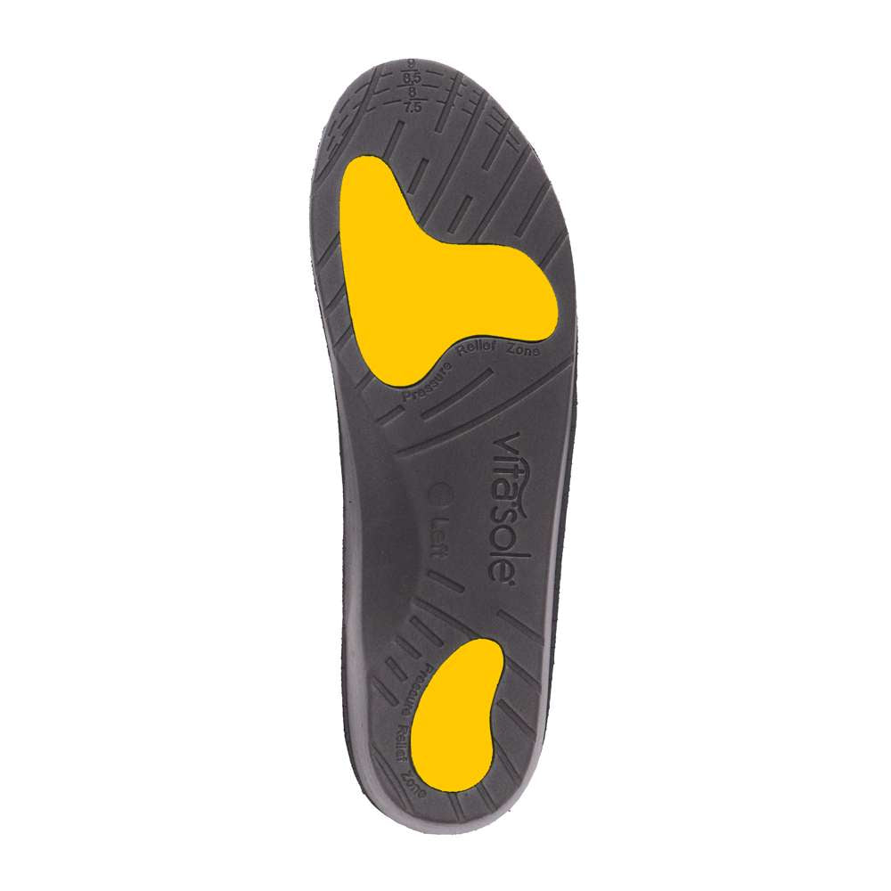 Comfort Full Length Orthotic Insoles - Black