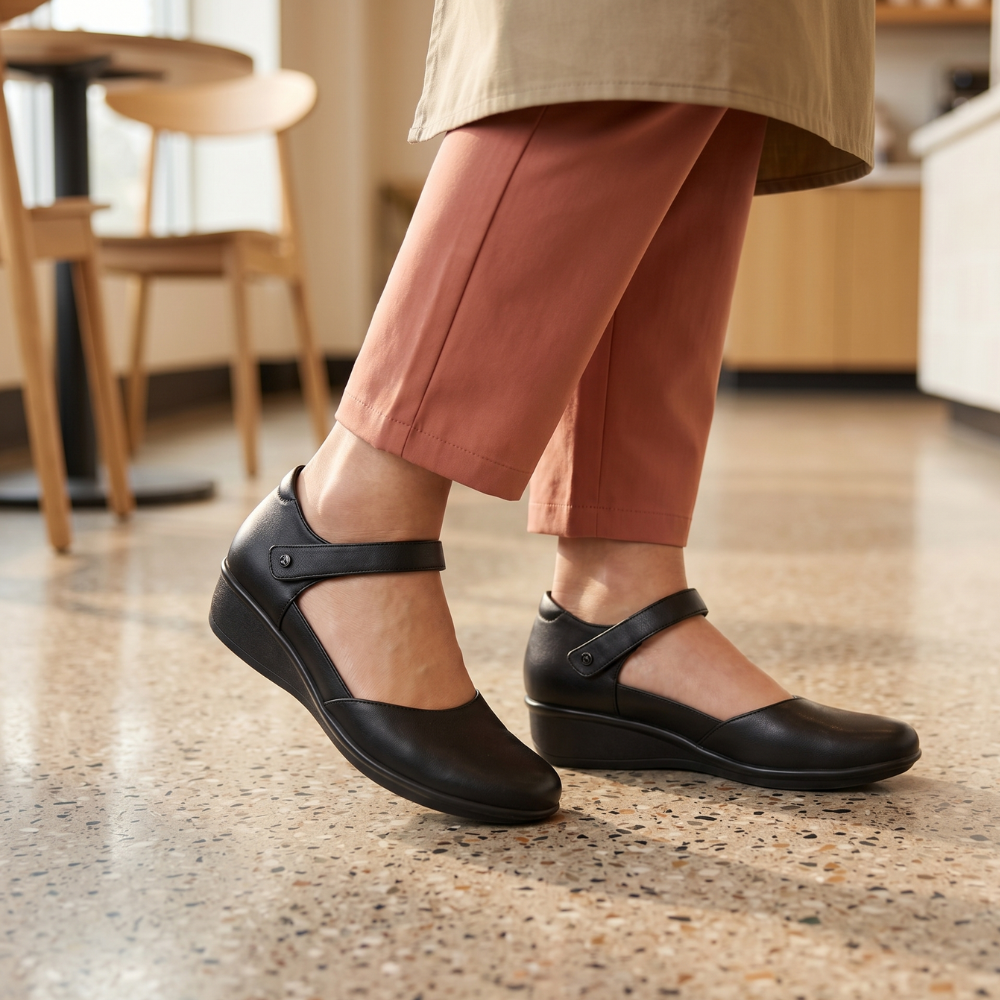 extra wide womens dress shoes FLORAL Megan Women's Width Slingback FootwearUS a square toe Extra Extra Wide Womens Dress