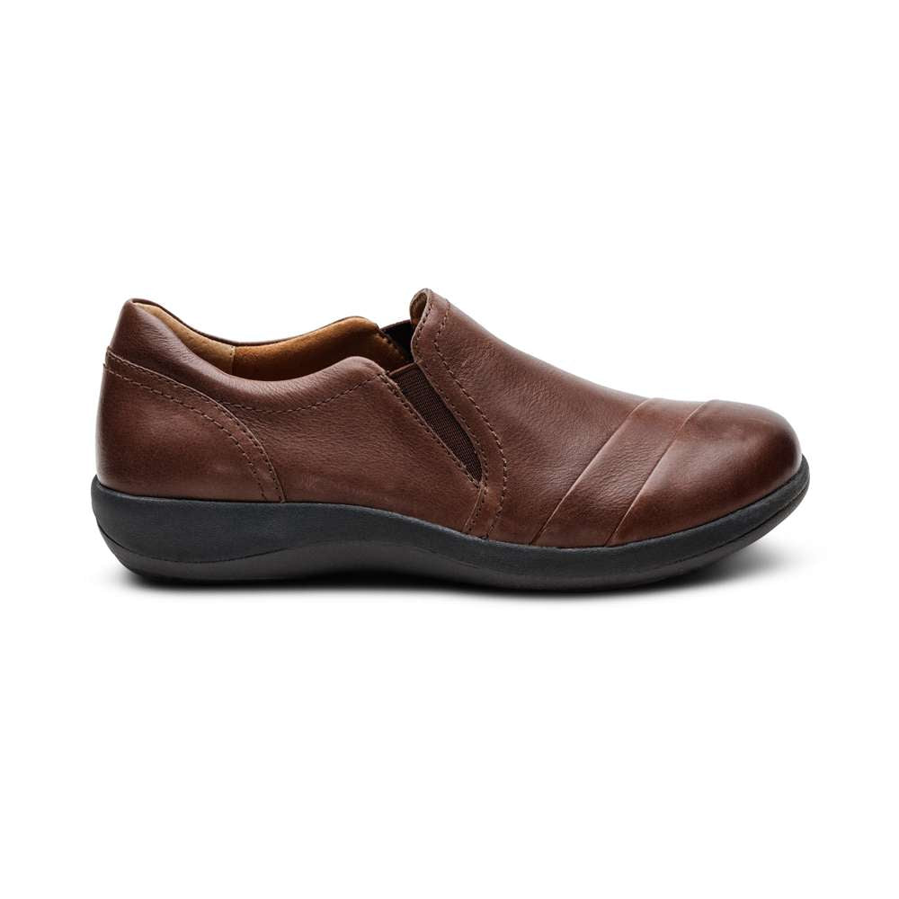 Helena Casual Slip-On - Brown