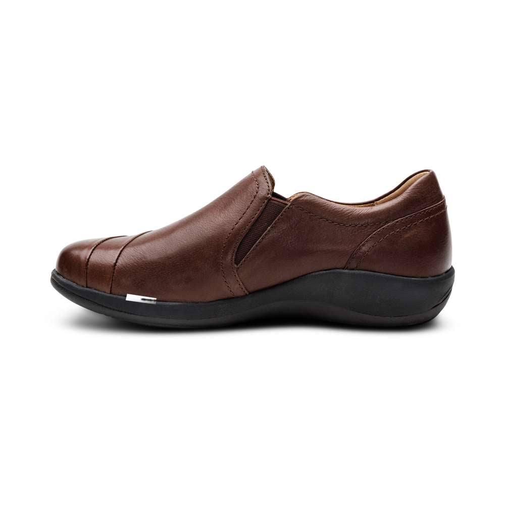 Helena Casual Slip-On - Brown