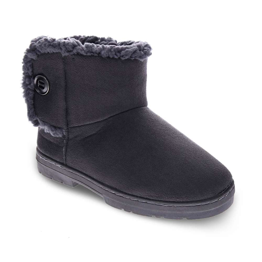 Fluffy Slipper - Dark Grey