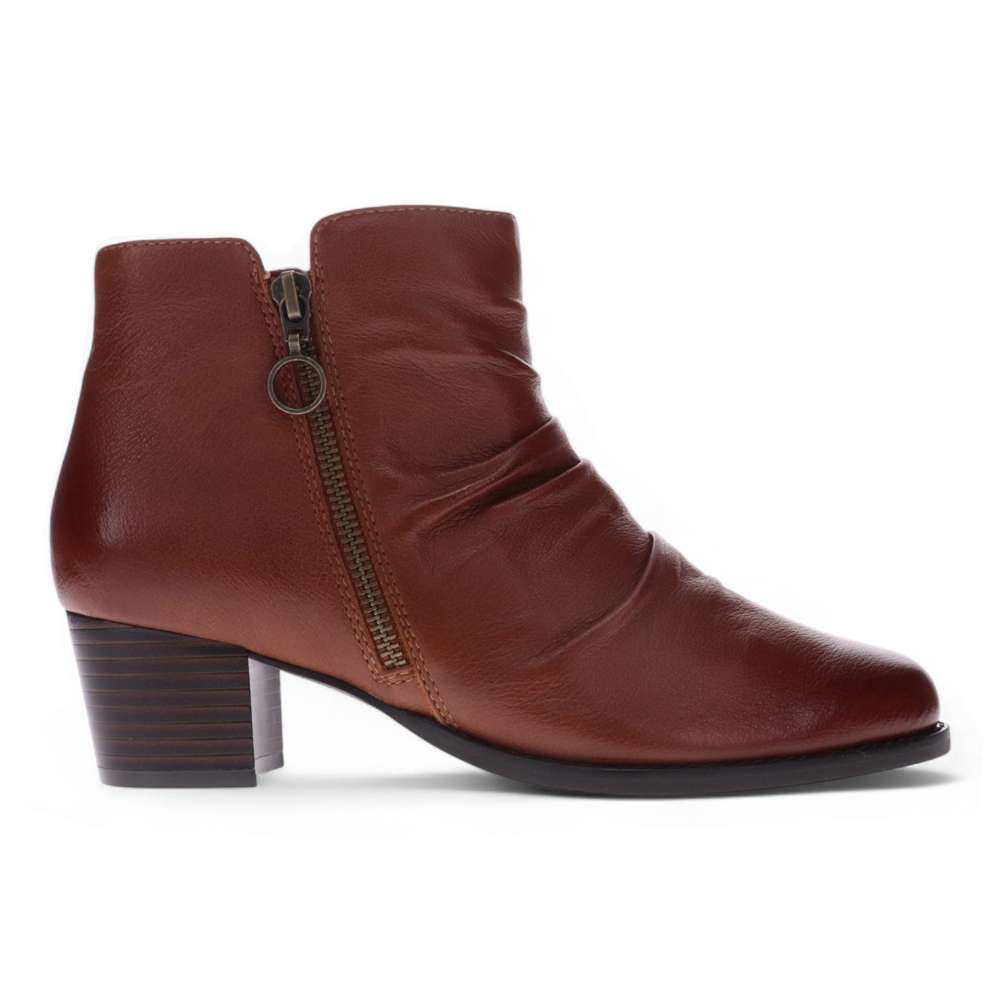 Haley Heeled Boot - Mocha