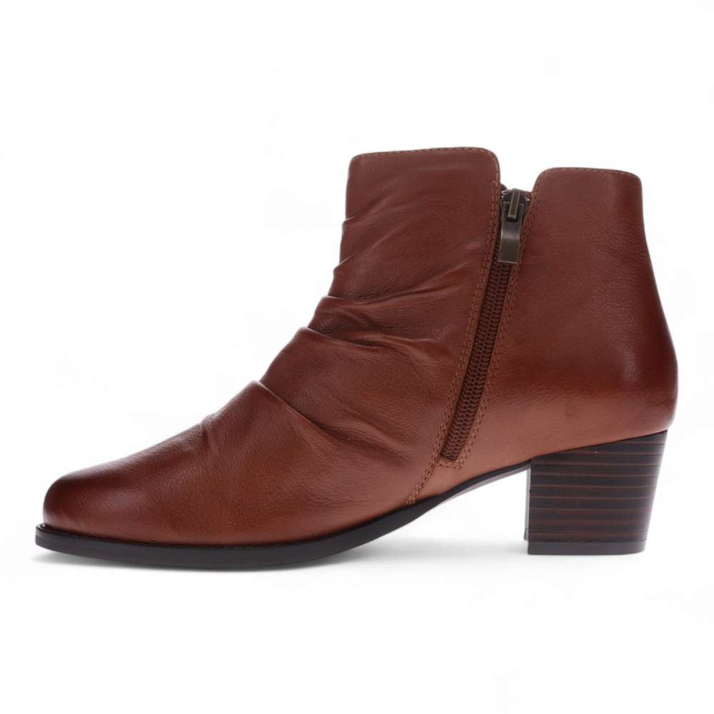 Haley Heeled Boot - Mocha