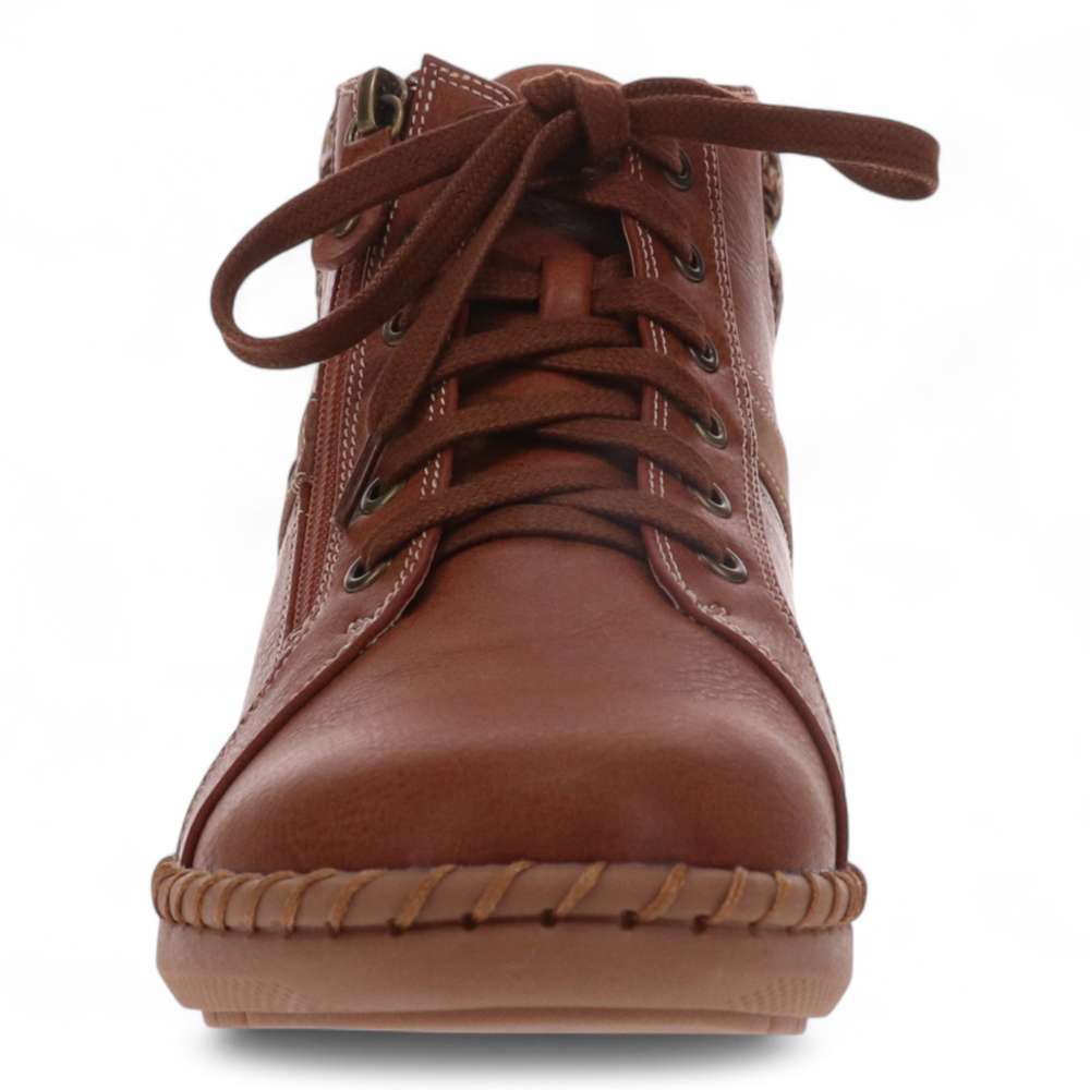 Wanda Zip Boot - Tan