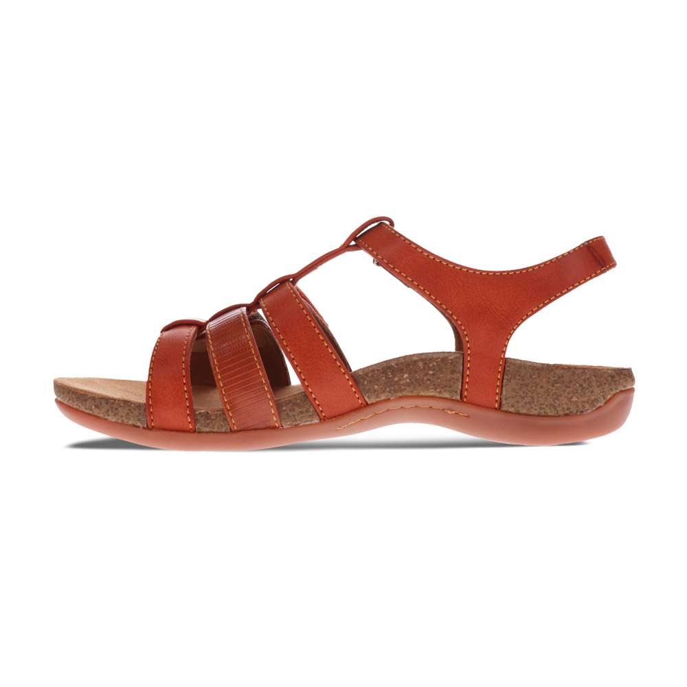Alessandra Sandal - Burnt Orange/Brown