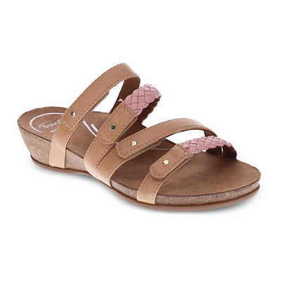 Jane Wedge - Beige/Pink