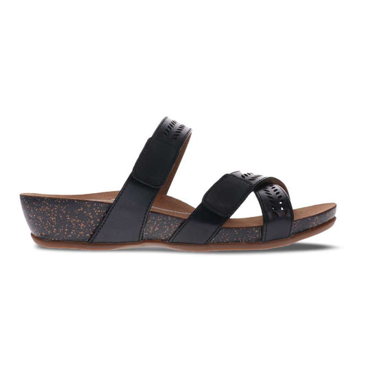 Joan Slide Wedge - Black